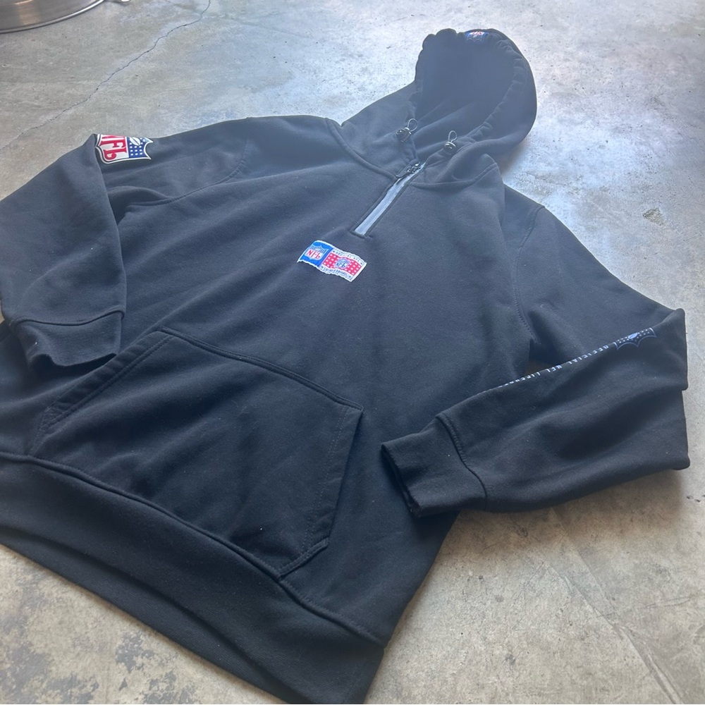NFL Black Zip-Up Men's Sweater